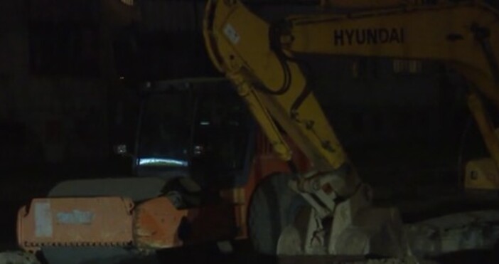 Авария по време на ремонт Багер спука газопровод при изкопни