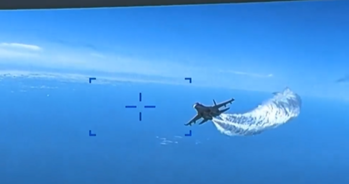 Военновъздушните сили на САЩ публикуваха видеозапис, запечатал моментът на вчерашния