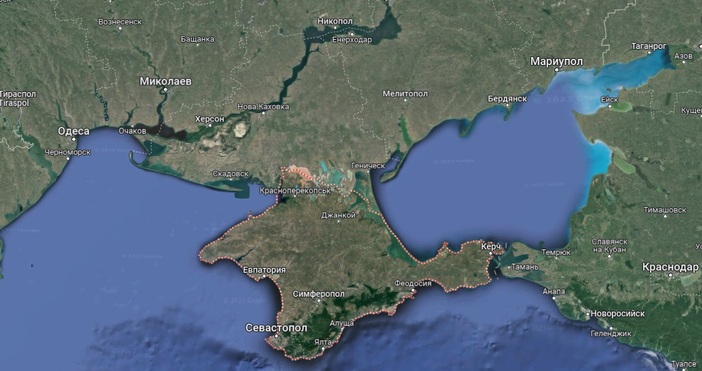 Украинското министерство на отбраната заяви че взрив в град Джанкой
