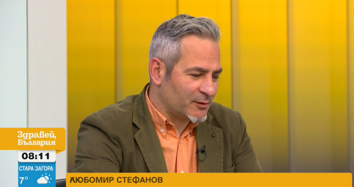 Стопкадър Нова ТвПолитологът Любомир Стефанов смята че със своите действия