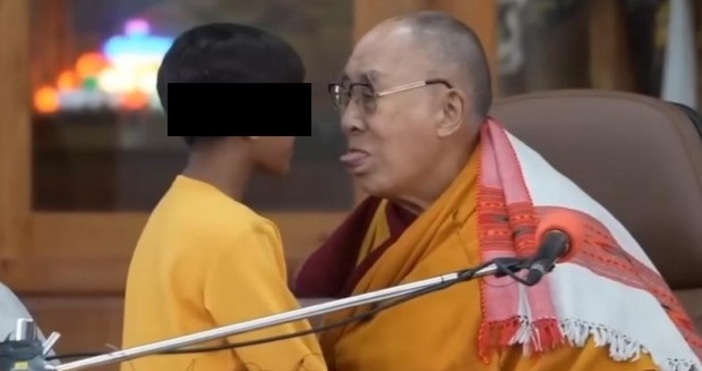 Будисткият духовен водач Далай Лама беше уличен в злоупотреба с дете пишат
