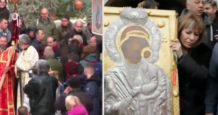 Стопкадри Нова ТвЧудотворната икона на Пресвета Света Богородица бе изнесена
