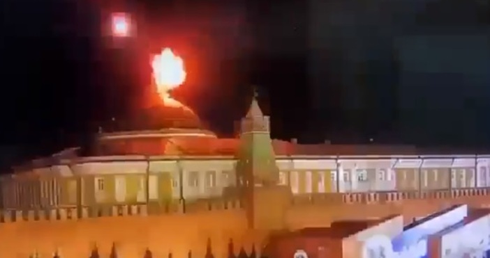 Първи кадри от камерите показват ударите на един от куполите