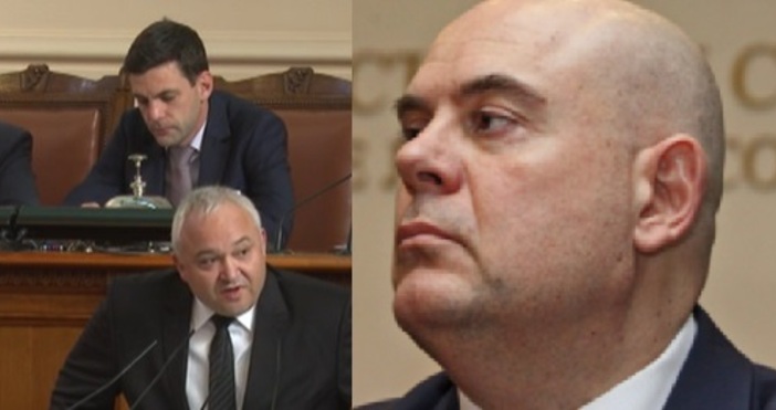Вътрешният служебен министър Иван Демерджиев говори пред Народното събрание за