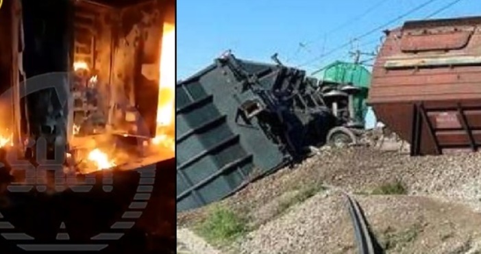 Товарен влак превозващ зърно е дерайлирал в Крим анексиран през