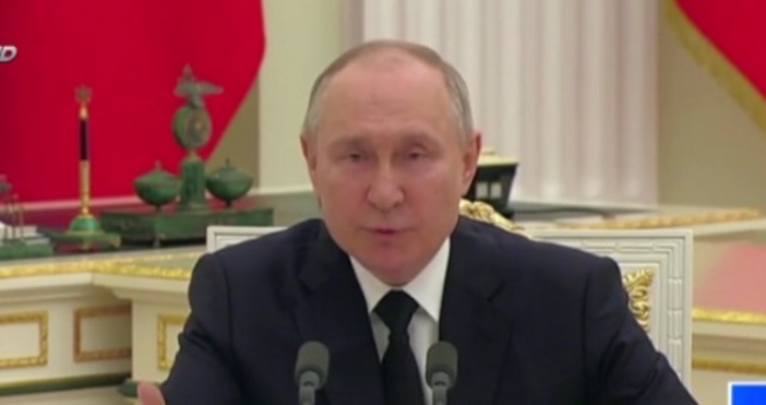 Стопкадър бТВПутин проговори за бунта на Вагнер Руският президент Владимир Путин