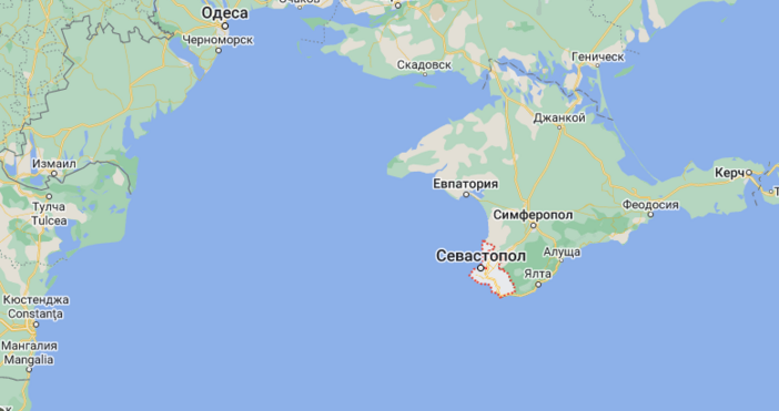 Гугъл мапсРуските сили за противовъздушна отбрана и Черноморският флот са