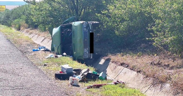 Около 09.07 ч. на автомагистрала “Тракия, км. 331 в посока