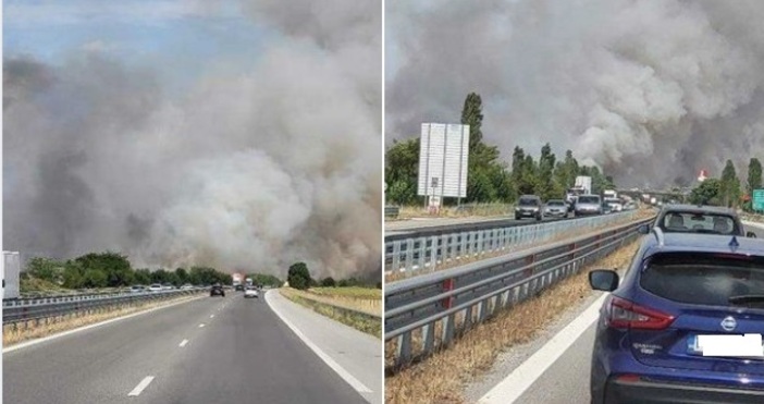 Кадри Диана Русинова фейсбукЗатвориха АМ Тракия заради пожар край Пловдив