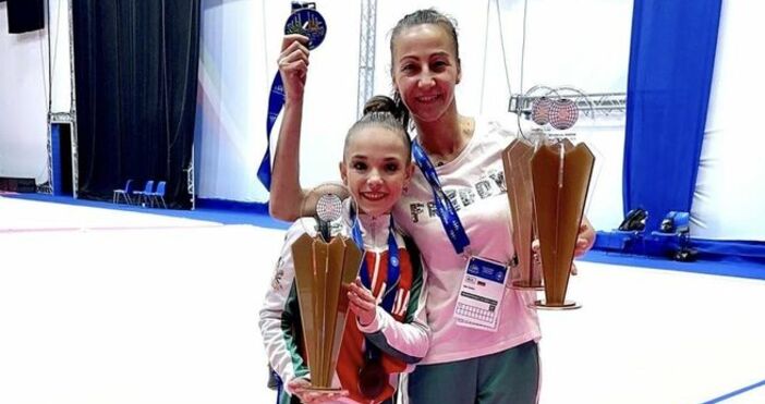 Бронзовата медалистка в многобоя от Европейското първенство по художествена гимнастика
