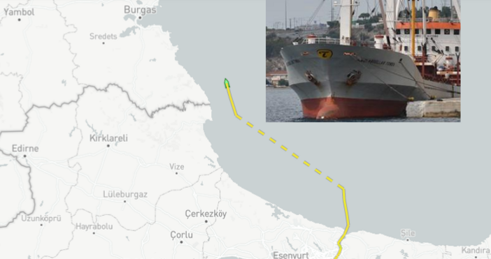 Руски военен кораб откри в неделя предупредителен огън по плаващ