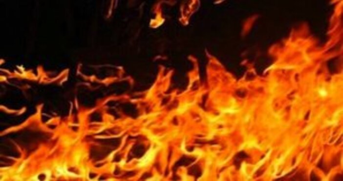Огнеборци гасят пожар на 10 км от българската граница. Това съобщи пред