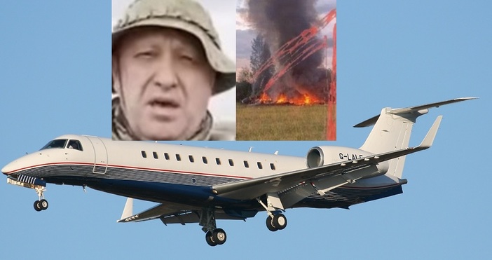 Моделът на частния реактивен самолет Embraer  който се разби в