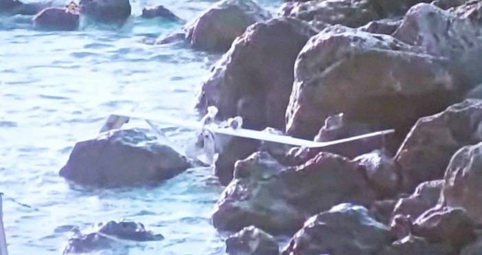 Летателният апарат е забелязан в неделя вечертаВоенните взривиха мината върху дрон