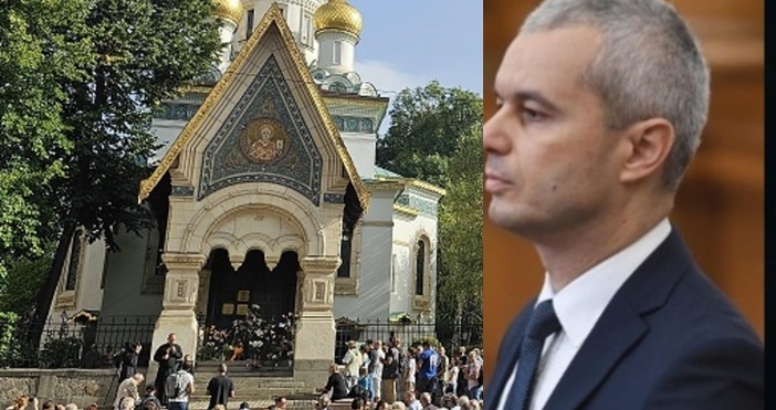 Лидерът на Възраждане заяви, че Руската църква в София е