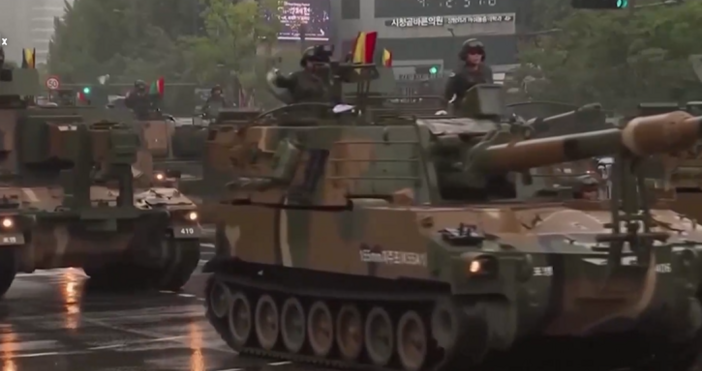 Първи военен парад проведе Южна Корея от 10 г насамЮжна