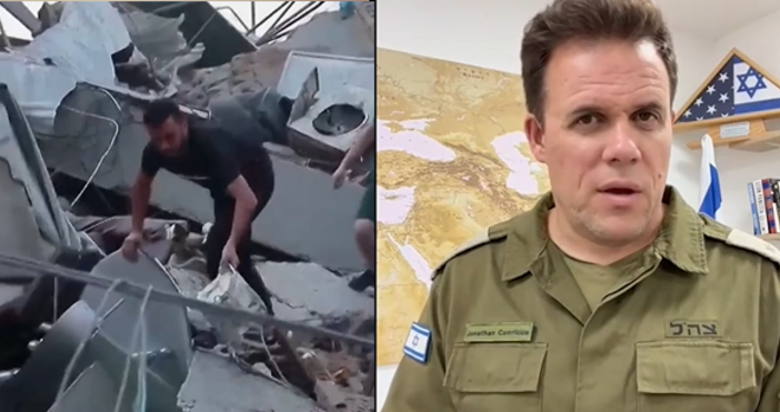 Стопкадри Нова ТвОфицерът от израелската армия Йонатан Кунрикус изнесе тревожни