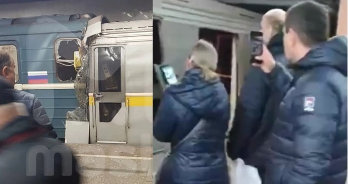 Тази сутрин не мина без инциденти в московското метро  Два влака