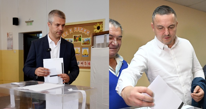 Снимки: Кандидатите за кмет на Варна Благомир Коцев и Иван