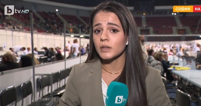 Репортерът на БТВ Диана Теодосиева се включи от Регионалната избирателна