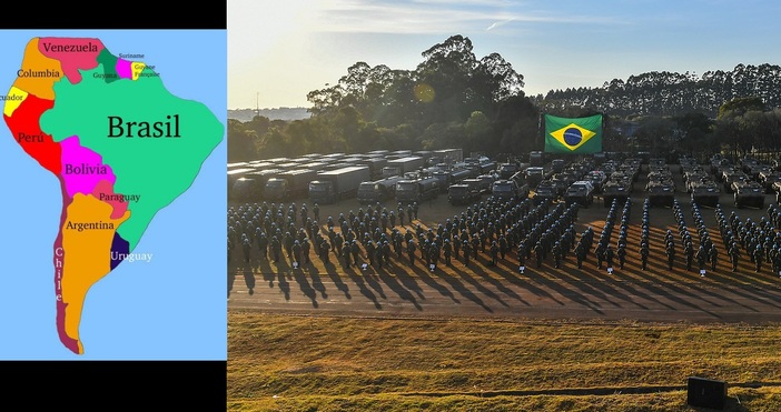 Бразилия е огромна държава 5-та в света по население с