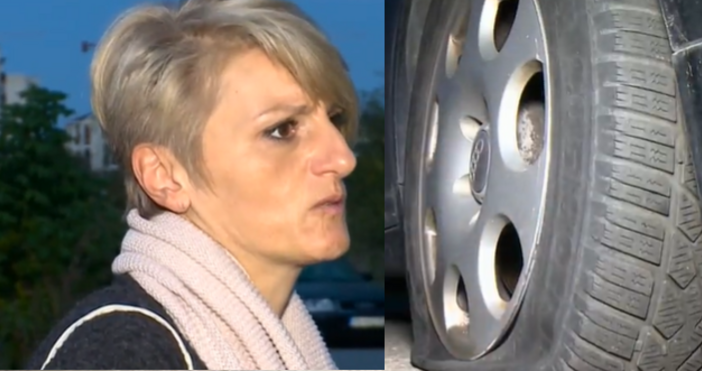 Стопкадри Нова ТвМъж наряза гумите на 11 автомобила по тъмно