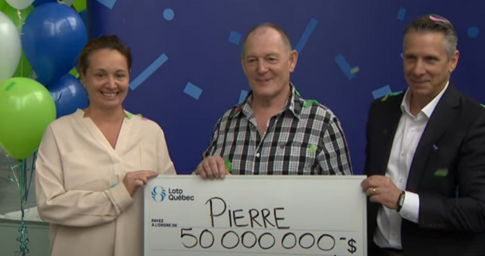 Канадец наскоро спечелил 50 млн долара от местна лотария казва