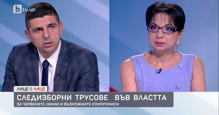 Депутатът от ПП-ДБ Ивайло Мирчев коментира случващото се на върха