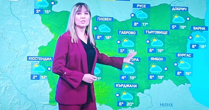 Синоптичката на БТВ Станислава Цалова даде прогнозата си за времето