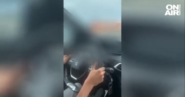 Заснеха 11-годишно дете да шофира и изпреварва коли на Околовръстното