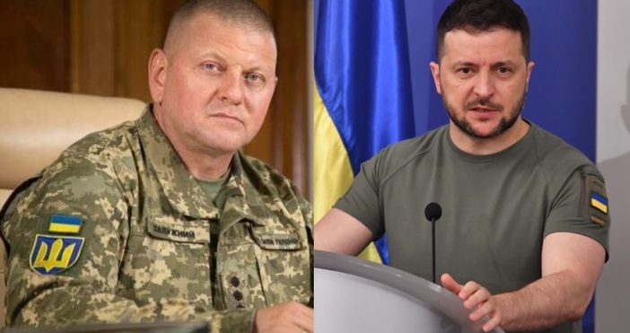 Отношенията между украинския президент Володимир Зеленски и главнокомандващия на украинските въоръжени сили