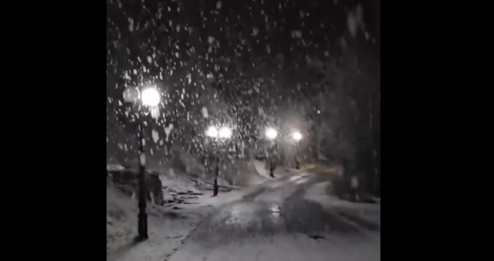 Красива снежна приказка нетипична за южната ни съседка показа Метео