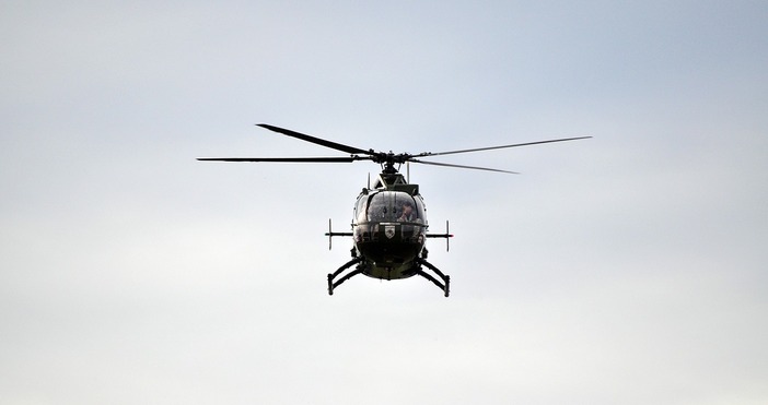 Първият хеликоптер, произведен за системата HEMS в България, извършва тестов