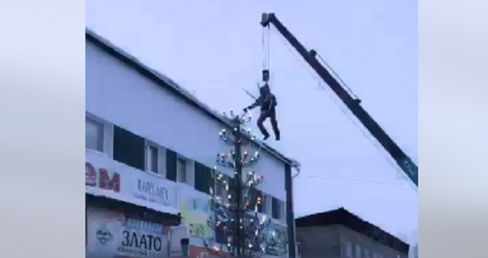 Новогодишни чудеса в Русия В якутския край на Русия в град