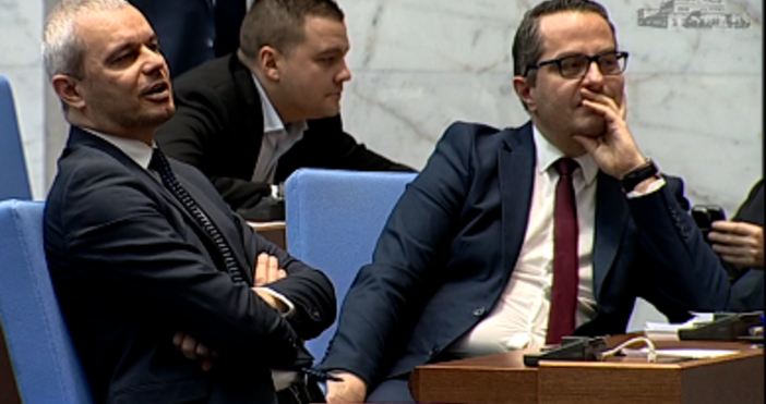 Костадин Костадинов отново отнесе забележка от председателстващия заседанието на Народното