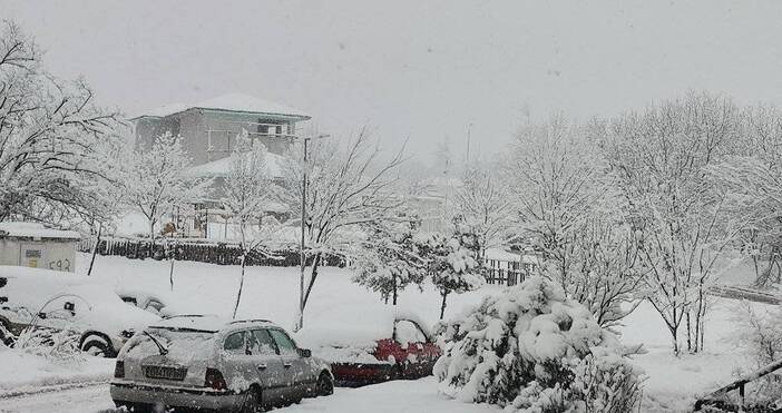 Към 17 часа най-голяма е натрупаната снежна покривка в Плевен