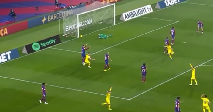 Виляреал победи Барселона с 5:3 като гост в зрелищен мач