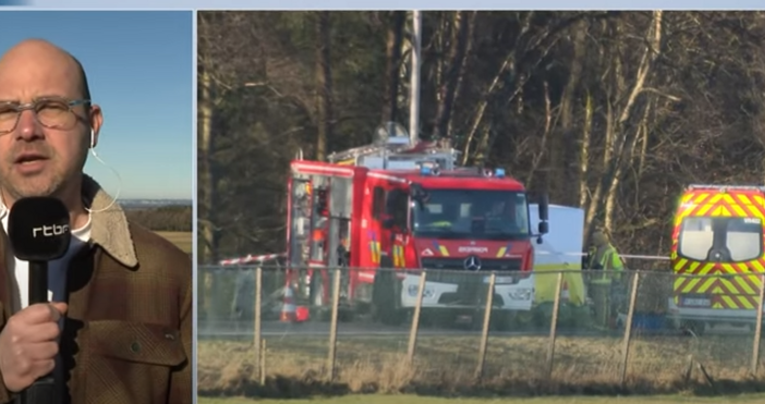 Лек самолет се разби близо до летище в белгийския град