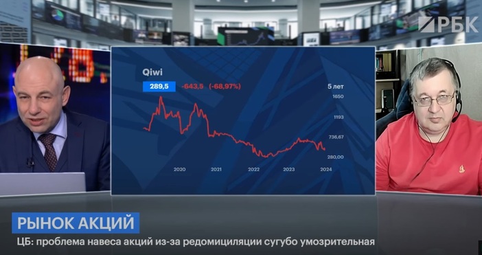 Сутринта на 21 февруари Централната банка на Русия обяви отнемането