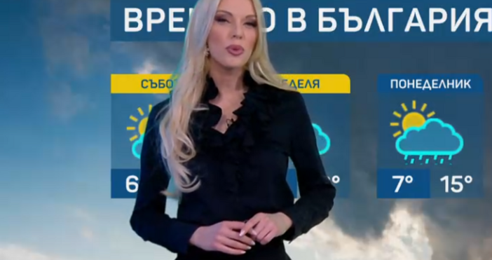 Стопкадри бТВХубавото време в България остава обяви Натали Трифонова В събота