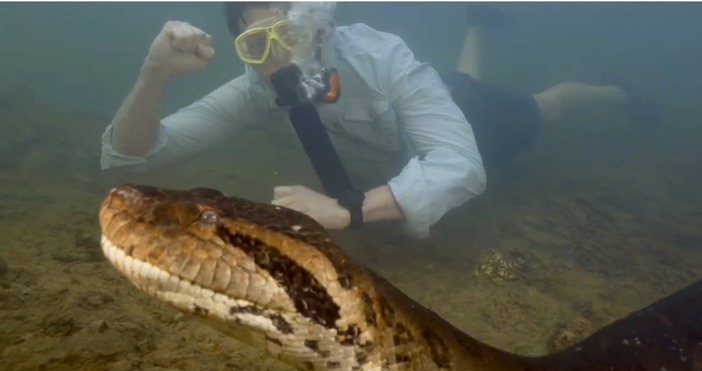 Стопкадър You tube  Историческа находка под водата Изследователи в Амазонка са открили най големия