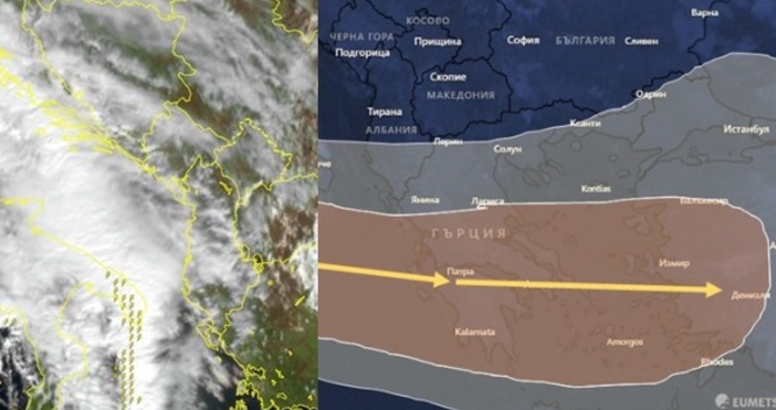 Очакваме проливни валежи градушки и засилена гръмотевична дейностСилен средиземноморски циклон ще определя