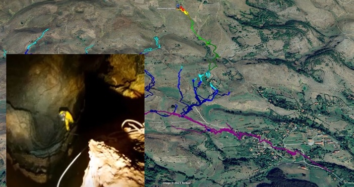 Колкината дупка е най дълбоката и най дългата пещера в България Намира се в Понор