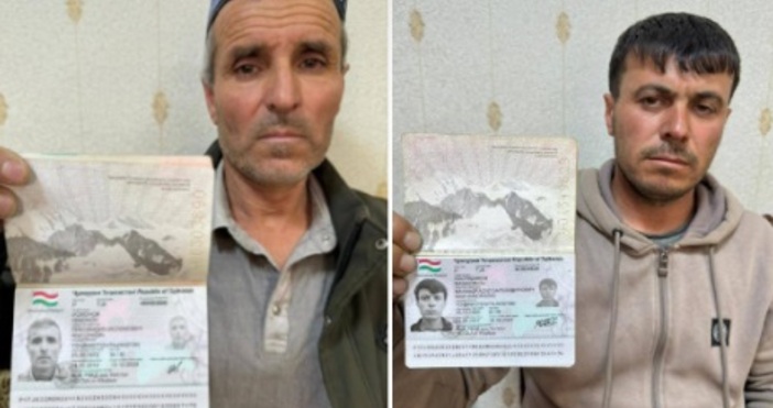 Трима от четирима таджики чиито снимки и имена бяха разпространени