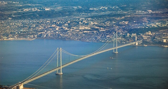 5 април 1998 г. - Отворен е за движение най-големият висящ мост в Япония -  Petel.bg