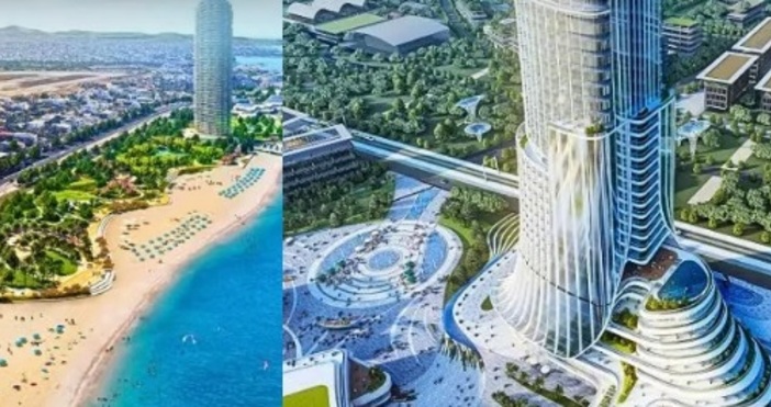 Проект по-типичен за мегаломанските градежи в ОАЕ и Китай никне