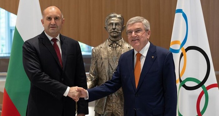 Румен Радев се срещна с президента на Международния олимпийски комитет