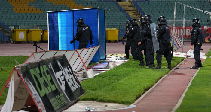 Безредици възникнаха на Националния стадион Васил Левски и по-рано тази