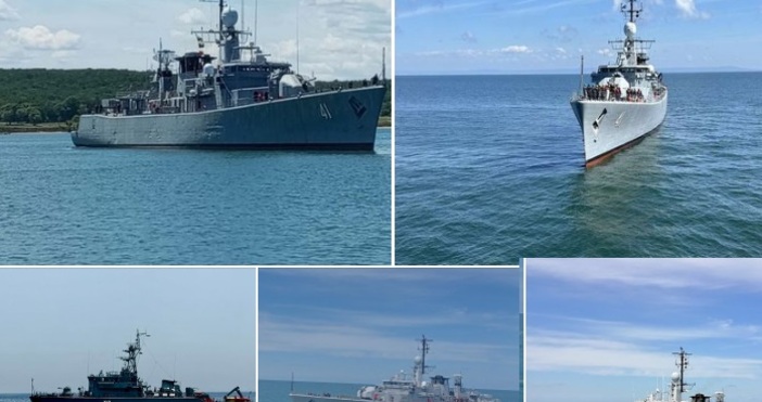 Започна тактическото учение на Флотилия бойни и спомагателни кораби ЧЕРНО