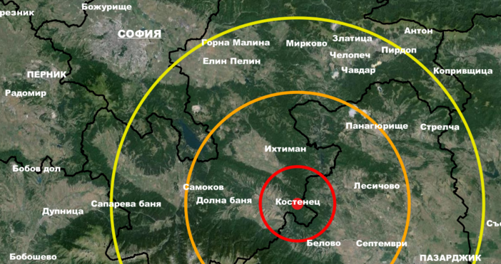 На 5 юни в 20 09 часа земетресение е регистрирано в България
